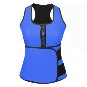 Waist Trainer For Women Body Shaper Waist Slimmer Clincher Trimmer for Weight Loss (Option: WaistTrainerBlue2XL)