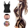 Zippered Waist Trainer Corset Waist Tummy Control Body Shaper Cincher Back Support with Adjustable Straps for Women