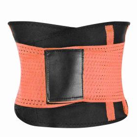 U-Shaped Slimming Waist Belt Body Abdominal Shapewear Sport Tummy Cincher Bands Office Ladies Postpartum Mothers (Option: WaistShaperLOrange)