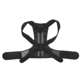 Unisex Back Posture Corrector Lumbar Upper Back Clavicle Shoulder Brace Belt (Option: BackPostureXXL)