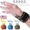Finger Exerciser Hand Grip Strength Trainer for Athletes Musicians Physical Therapy Finger Resistance Band