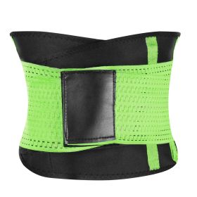 U-Shaped Slimming Waist Belt Body Abdominal Shapewear Sport Tummy Cincher Bands Office Ladies Postpartum Mothers (Option: WaistShaperMGreen)