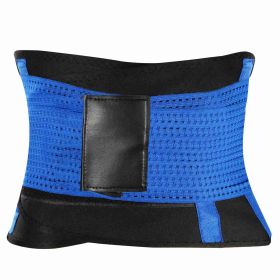 U-Shaped Slimming Waist Belt Body Abdominal Shapewear Sport Tummy Cincher Bands Office Ladies Postpartum Mothers (Option: WaistShaper2XLBlue)