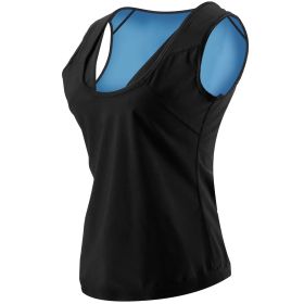 Women Sweat Vest Waist Trainer Shaper Heat Trapping Pullover Sweat Gym Vest Slimmer Sauna suits Sweat Body Shaper Vest (Option: GymVestLXLWomen)