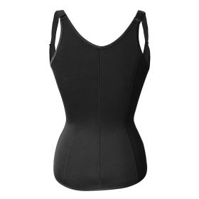 Zippered Waist Trainer Corset Waist Tummy Control Body Shaper Cincher Back Support with Adjustable Straps for Women (Option: BodyShaperM)