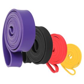 Resistance Loop Band Pull up Assistance Band Stretch Mobility for Gym Workout Yoga Power Lifting Home 4 Colors Fit for Different Weights (Option: PullUpBandsMixedColor)