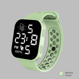 Men's Wrist Watches LED Digital Watch for Men Women Sports Army Military Silicone Watch Electronic Clock Hodinky Reloj Hombre (Color: Green5)