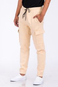 Cargo Jogger Sweats (Color: Light Blue, size: M)