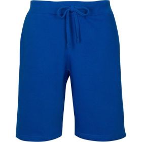 Fleece Sweat Shorts (Color: Royal-Blue, size: 2XL)