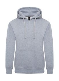 Heavyweight Fleece Pullover Hoodie (Color: Heather grey, size: 2XL)
