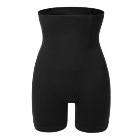 High Waist Shapewear Seamless Tummy Control Panties Butt Lifter Thigh Slimmer Body Trainer Shaper Compression Lingerie Panties for Women (Option: ShaperPantBlackM)
